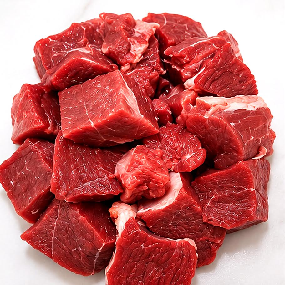 NZ PREMIUM DICED BEEF 500GM PACK