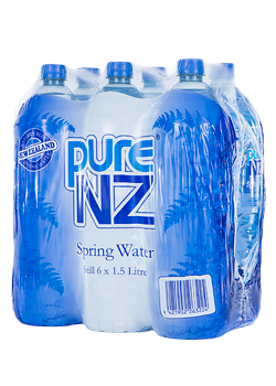 Pure NZ Still Spring Water 1.5L - 6 Pack