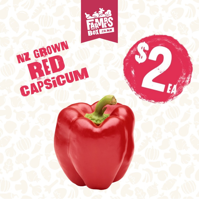 CAPSICUM RED EACH (Whero Kaupapa)