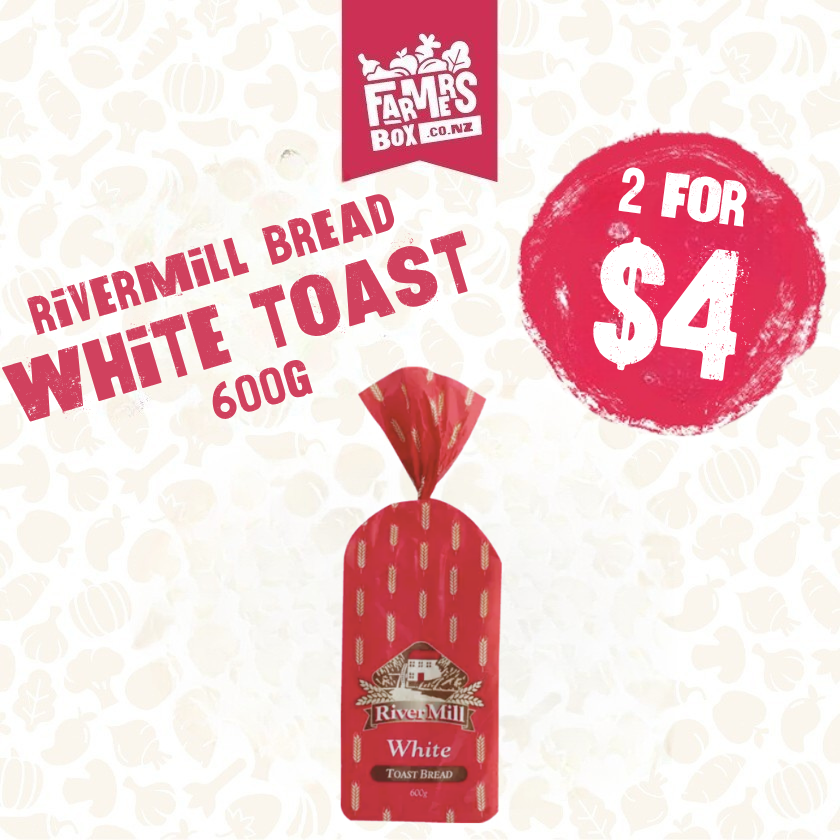 RIVERMILL BREAD WHITE TOAST 600G
