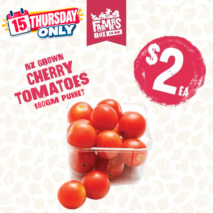TOMATOES CHERRY 180G PUNNET(here tōmato punnet)