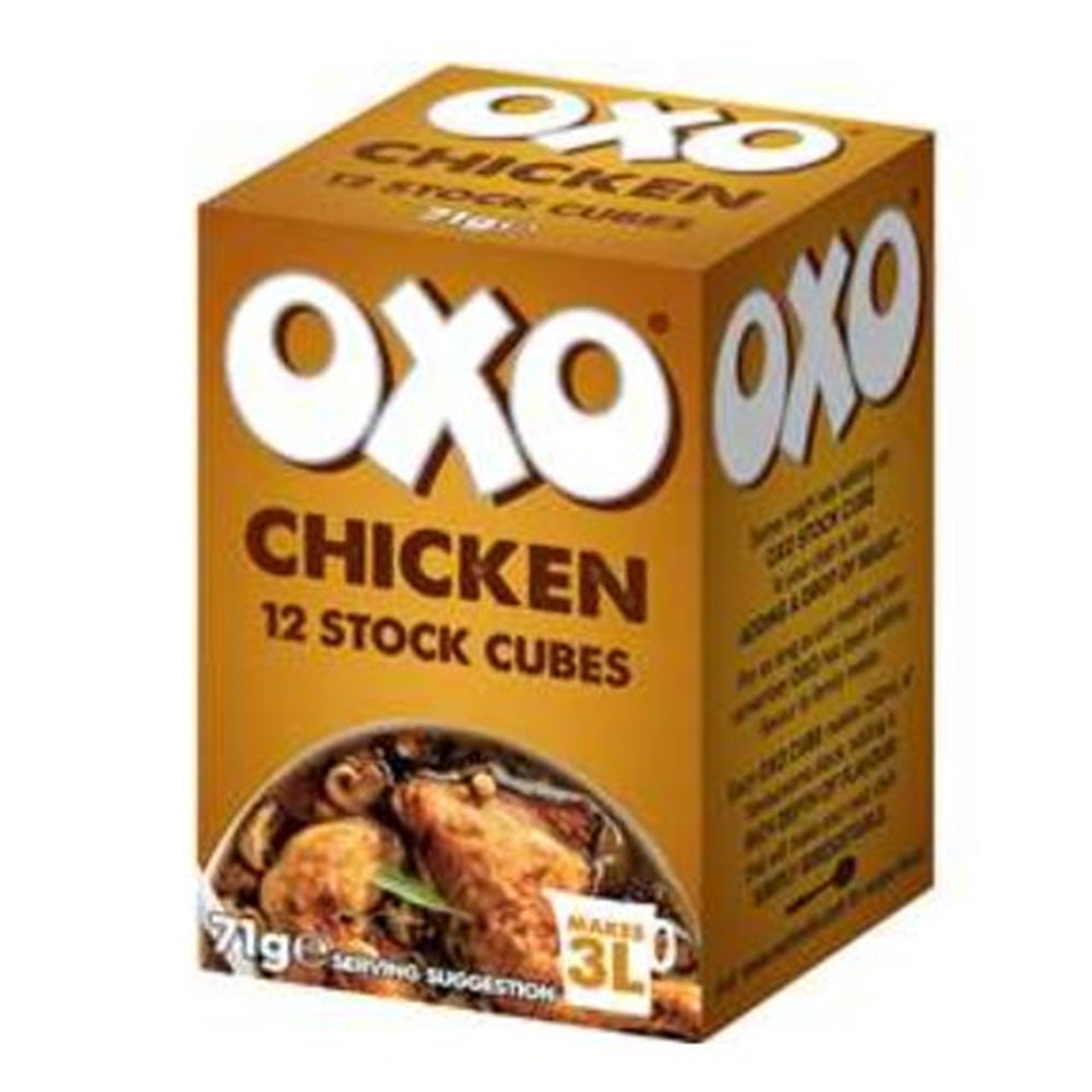 OXO CHICKEN STOCK CUBES 12 PACK - Meat & Poultry - Farmers Box.