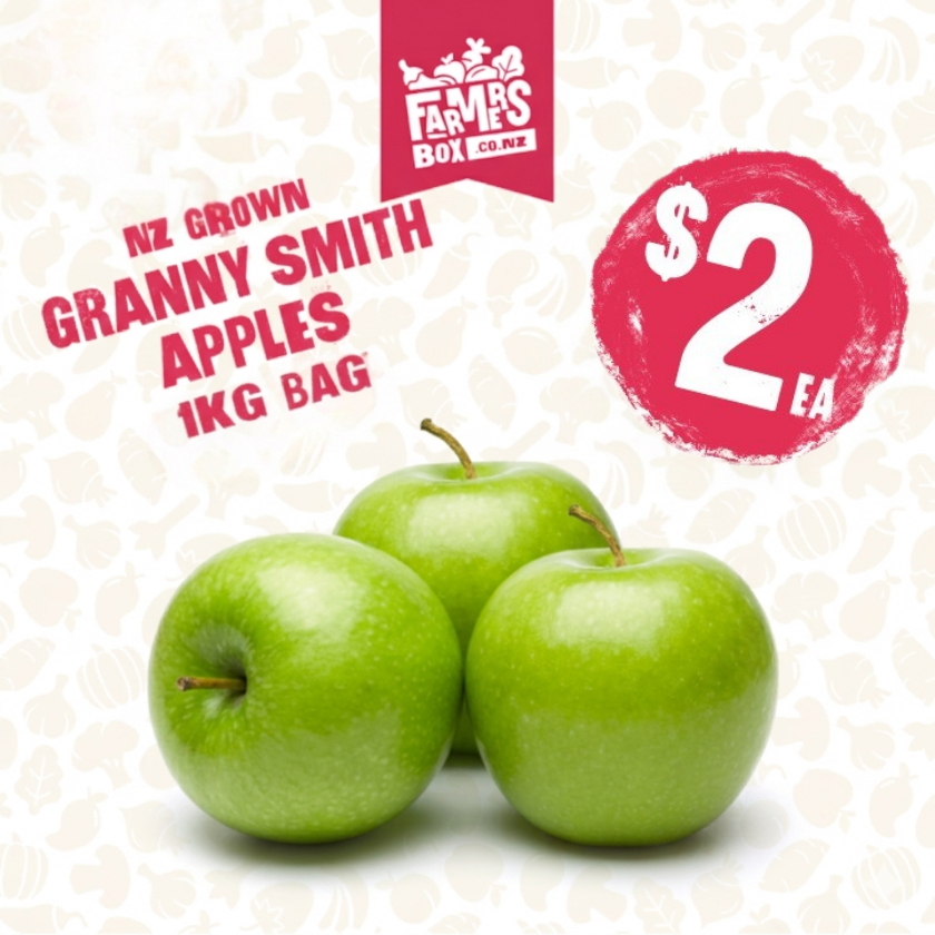 APPLES GRANNY SMITH 1KG BAG(aporo granny smith)