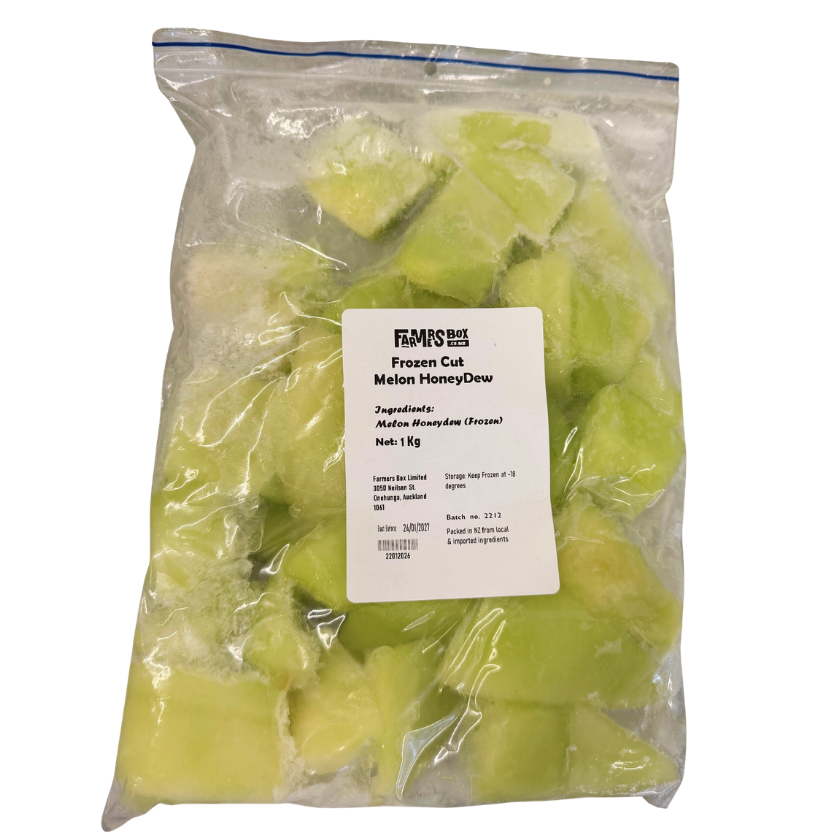 FROZEN CUT MELON HONEY DEW FRUIT 1 KG