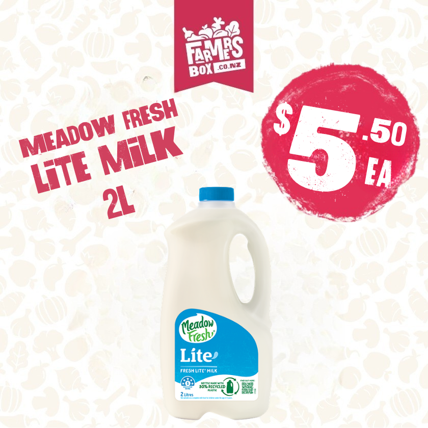 Meadow Fresh Lite Milk 2L