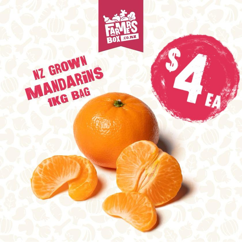 MANDARINS NZ 1KG BAG