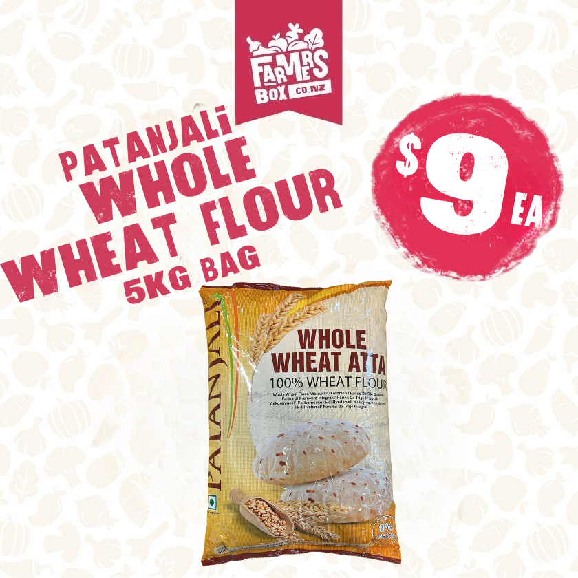 PATANJALI WHEAT FLOUR 5KG BAG