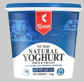 Kashish Natural Yoghurt (Dahi) Full Cream 2Kg