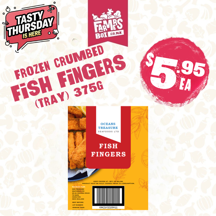 Frozen Crumbed Fish Fingers (Tray) 375G