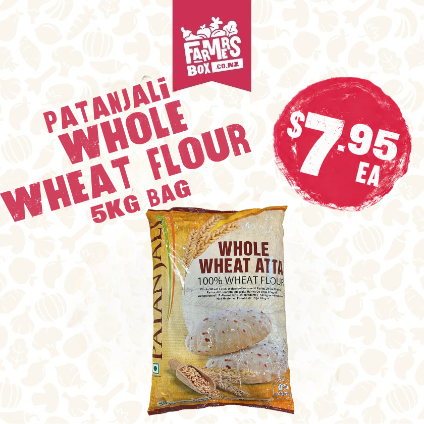 PATANJALI WHEAT FLOUR 5KG BAG