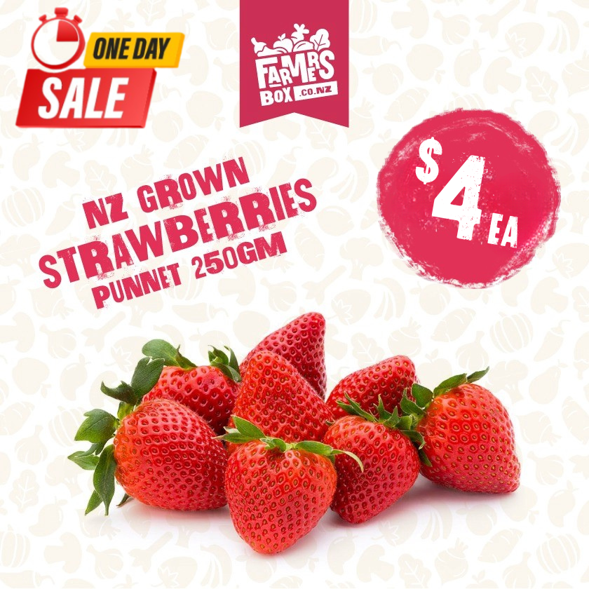 250GM BERRIES STRAWBERRIES PUNNET SMALL SIZE (rōpere)