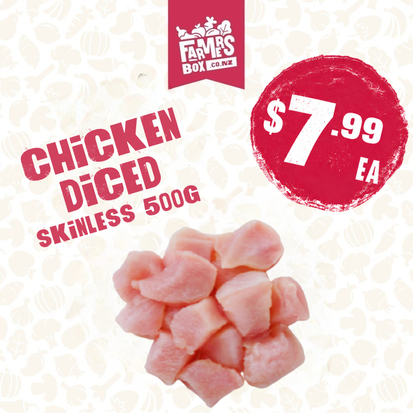 Chicken Diced Boneless Skinless Breast Tegel (Halal) (Copy) - Meat & Poultry - Farmers Box.
