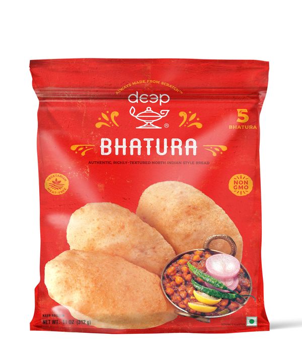 Frozen Textured North Indian Style Bread (Bhatura) – 312g