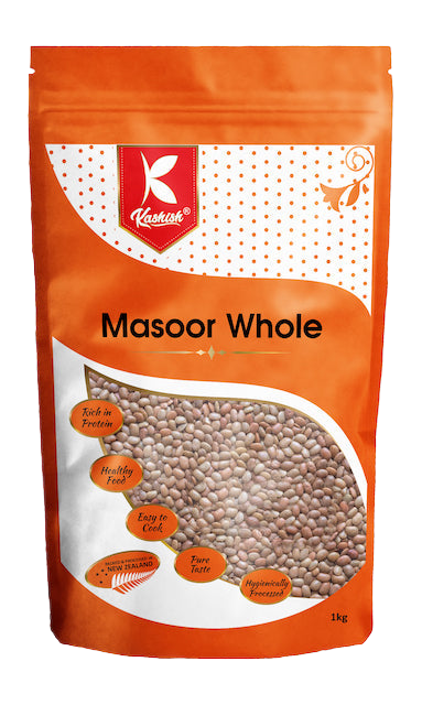 Brown Lentils Whole 1kg (Masoor) (Kashish)