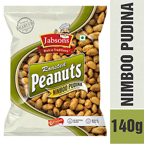 Jabsons Peanuts Lemon Mint (Nimboo Pudina) 140g