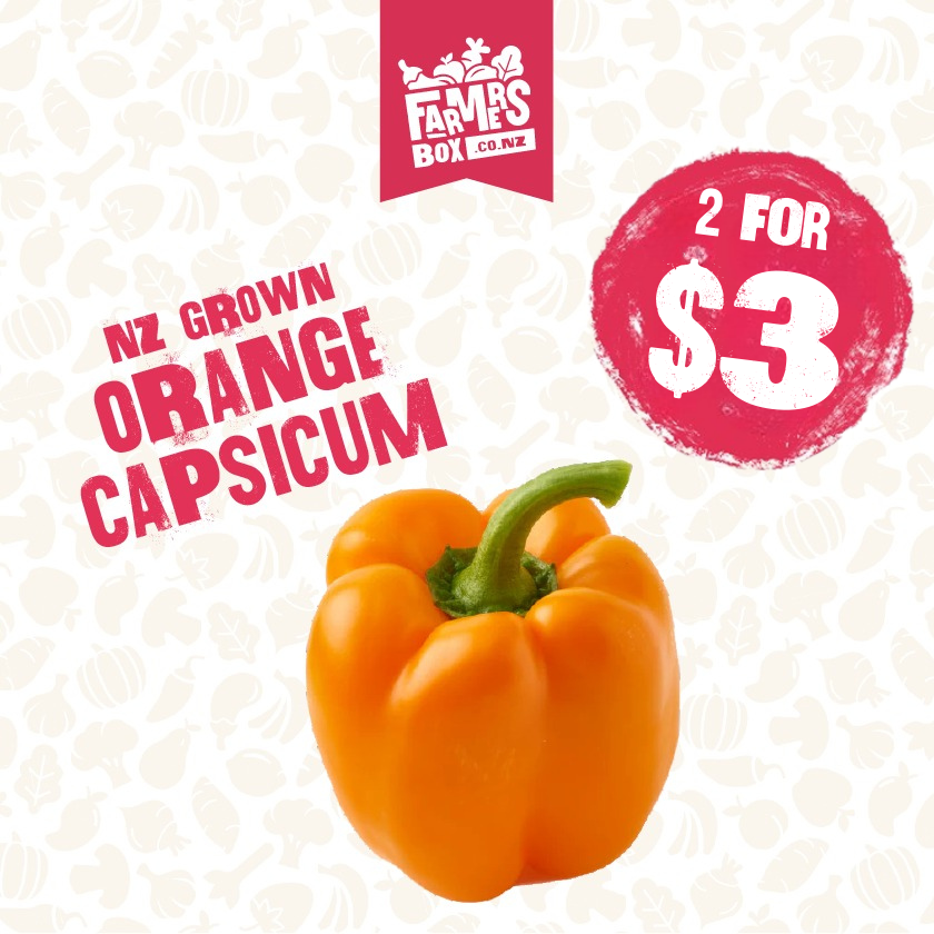 CAPSICUM ORANGE EACH (Karaka Kaupapa)