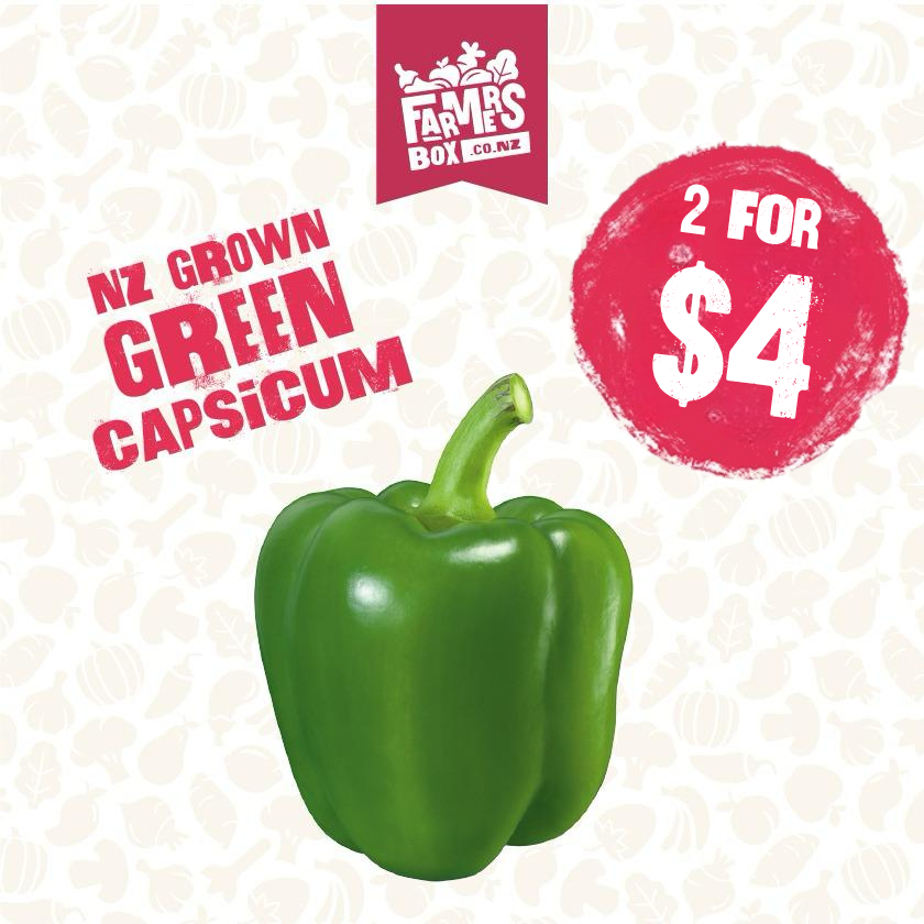CAPSICUM GREEN EACH (Kaupapa Kakari)