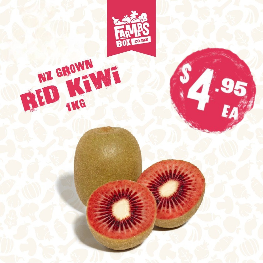 KIWIFRUIT RED 1KG (hua kiwi whero)