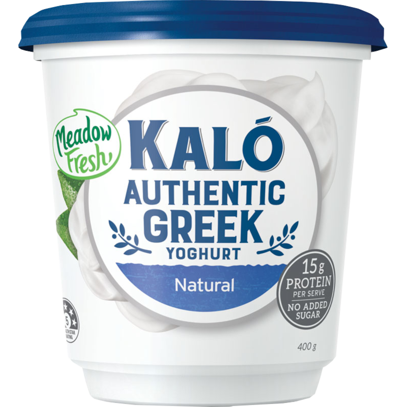 Meadow Fresh Kalo Authentic Greek Yoghurt Natural 400g