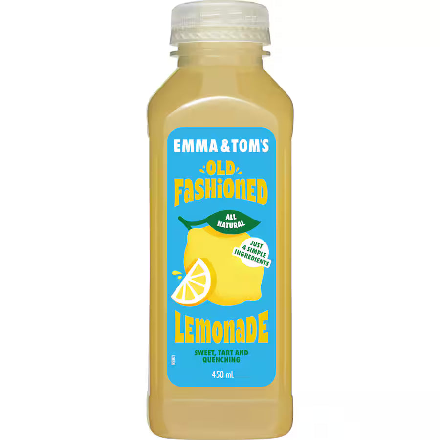 EMMA & TOMS QUENCHER LEMON/RASPBERRY/LEMONADE 450ML