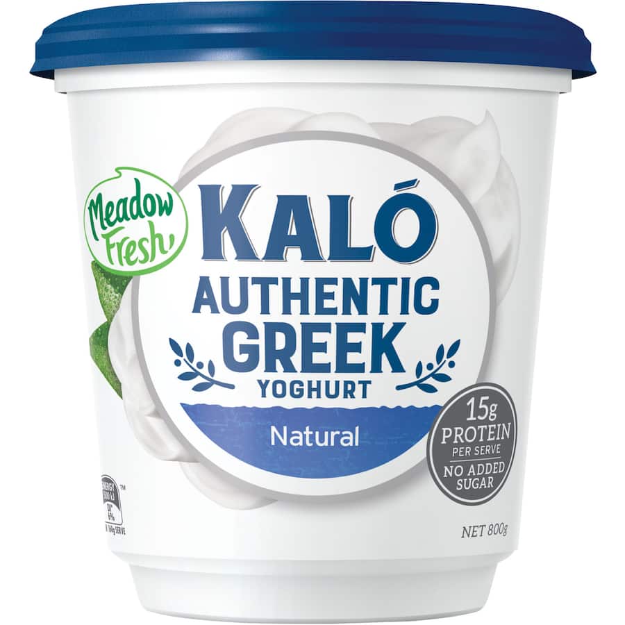 Meadow Fresh Kalo Authentic Greek Yoghurt Natural 800g