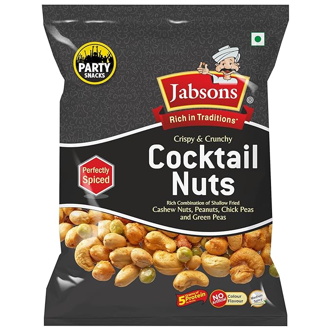 Jabsons Cocktail Nuts SPICY 120gm