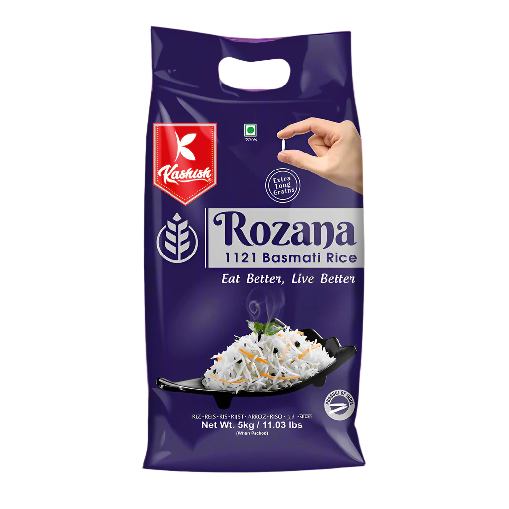Rozana Basmati Rice 5kg -Kashish