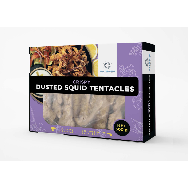 Frozen Squid Crispy Dusted Tentacles 500gm