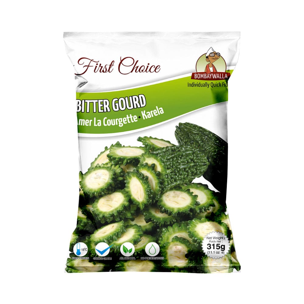 Bombaywalla Frozen Karela Bitter Gourd 1kg - Frozen Fruits & Veggies - Farmers Box.