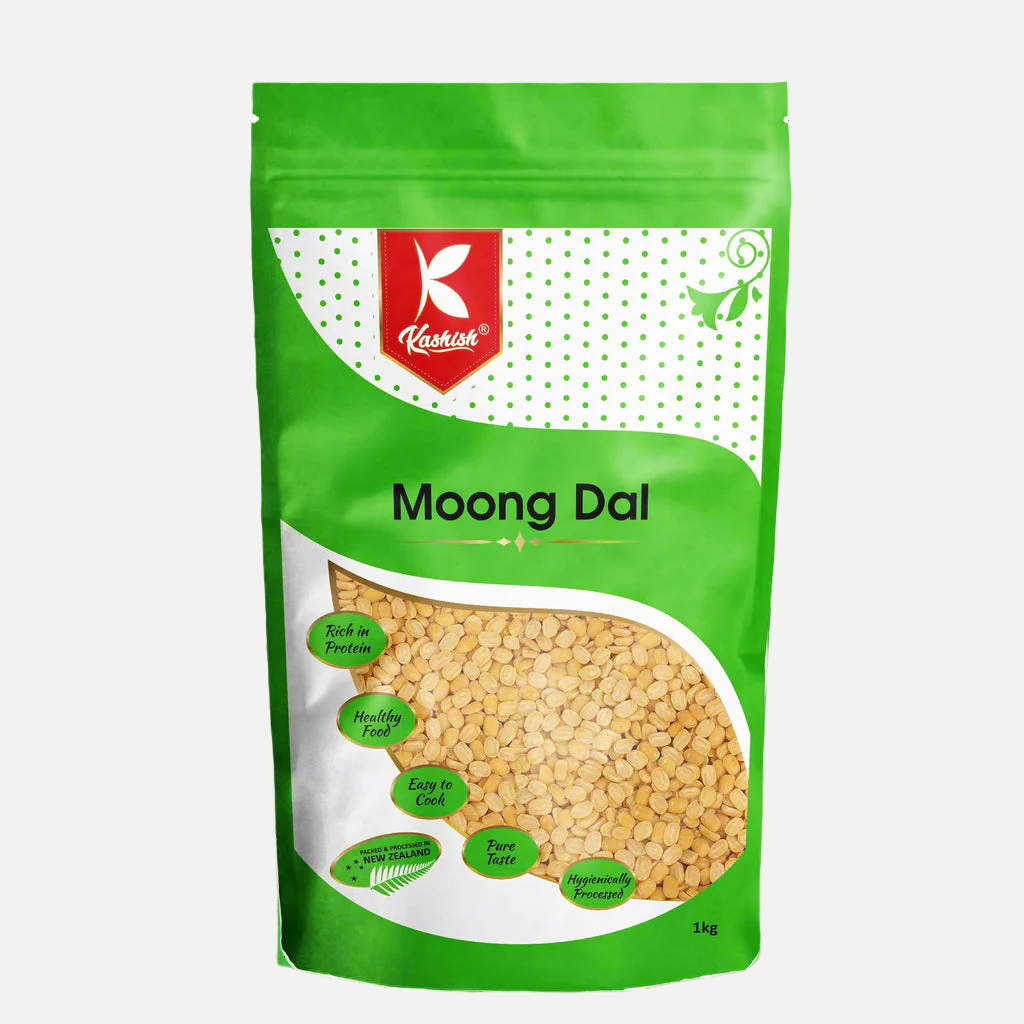 Green Moong Lentils without skin (Moong Dhuli) 1kg (Kashish)