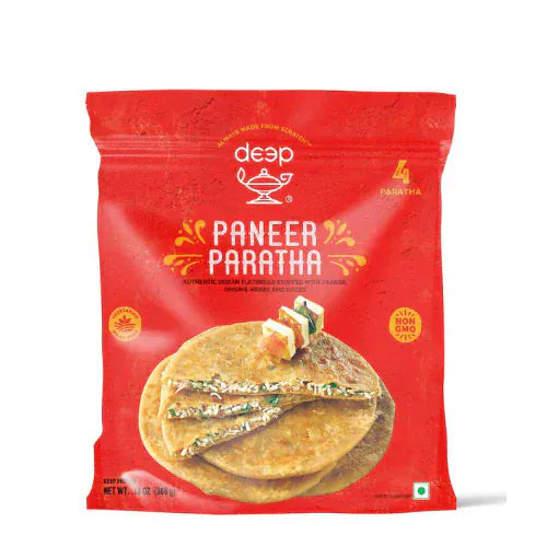 Frozen Paneer Paratha 368g (Deep) - Frozen Breads - Farmers Box.