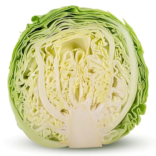 ORGANIC CABBAGE GREEN HALF