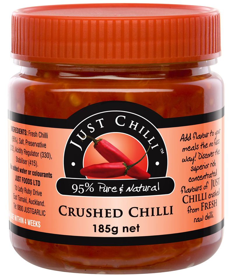 HERBS J/F CHILLIES CRUSHED 185G