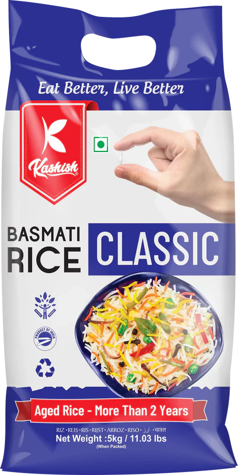 Classic Basmati Rice 5kg - Kashish