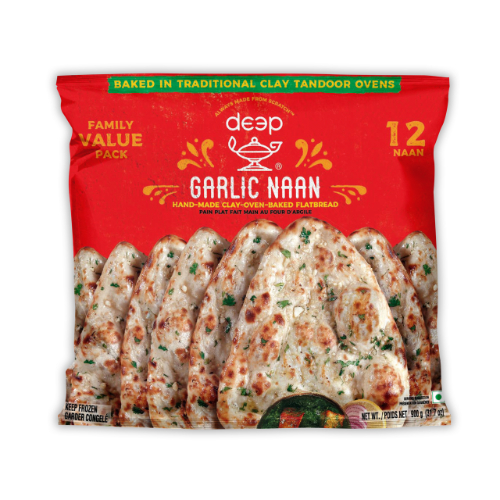 Frozen Family pack Garlic Naan (900g)