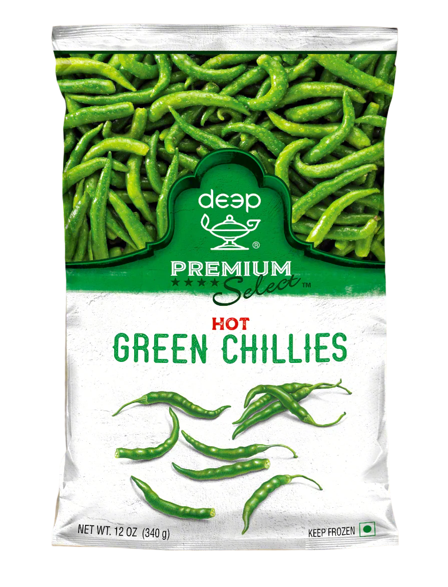 Frozen Hot Green Chillies (340g)