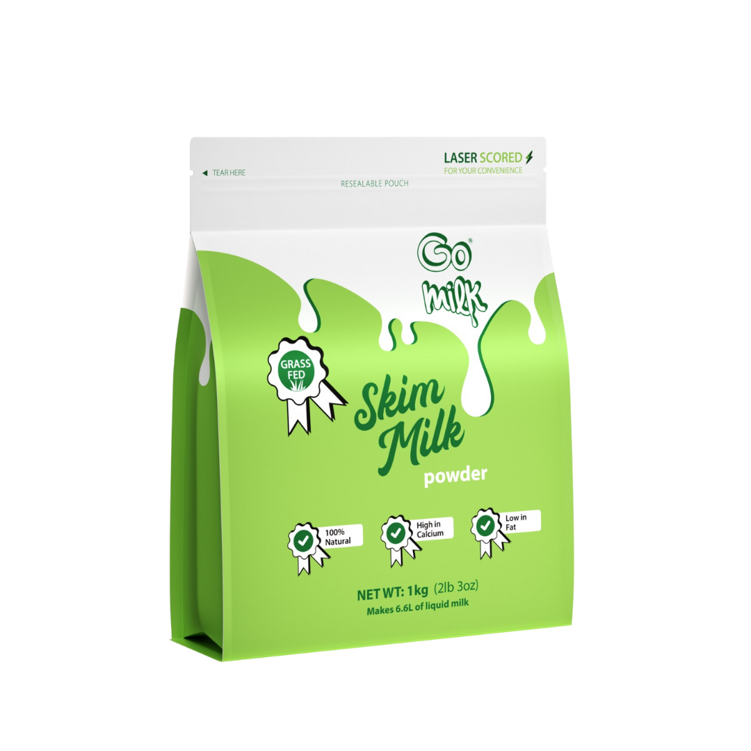 Go Milk 1kg Skim Milk Powder Zipper pouch