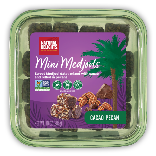 DATES MINI MEDJOOL CACAO PECAN (rā)