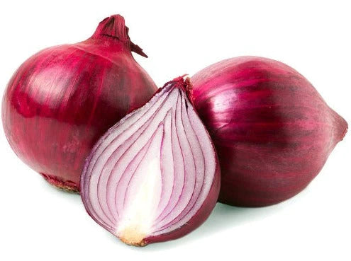 ORGANIC RED ONIONS 750GM BAG (aniana whero pararopi)