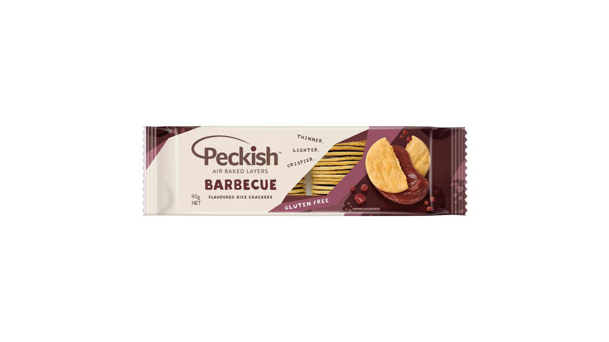 PECKISH BARBECUE RICE CRACKERS