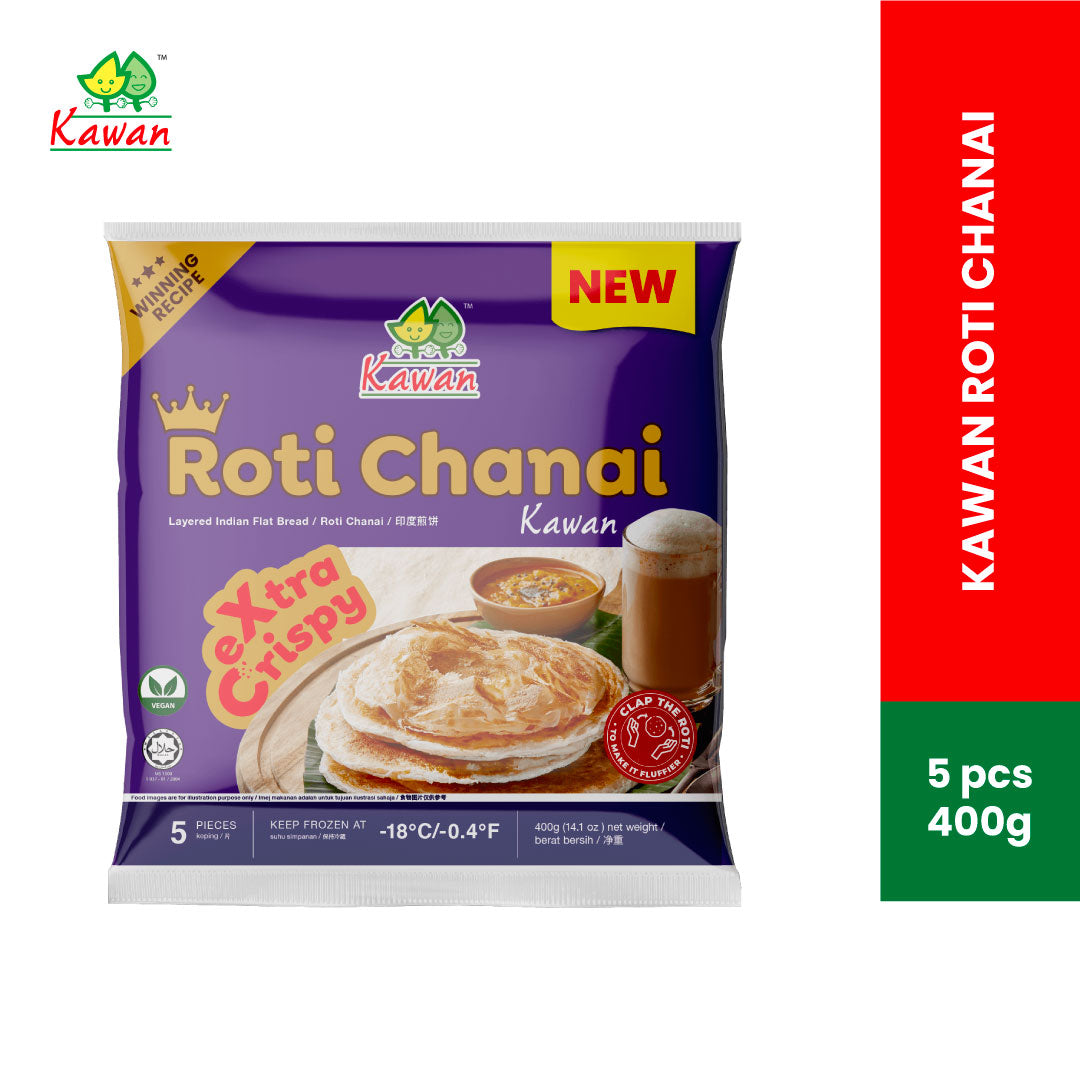 Frozen Roti Chania 5pcs x 80g (Kawan)