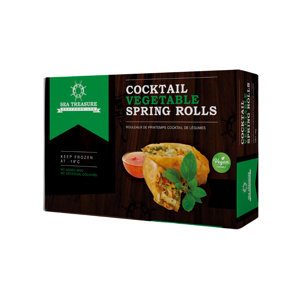 FROZEN MINI VEG. SPRING ROLLS 1KG