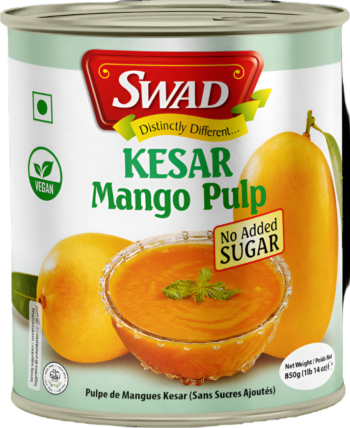 SWAD Mango Pulp Kesar No Added Sugar 850g
