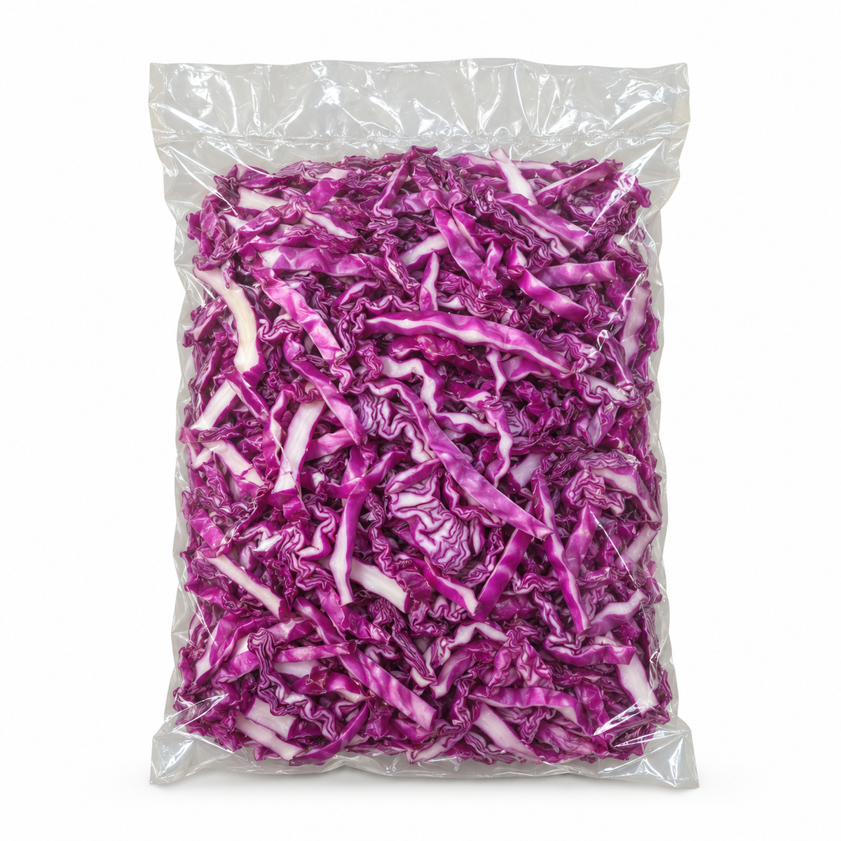 Cabbage red washed & shredded 1kg
