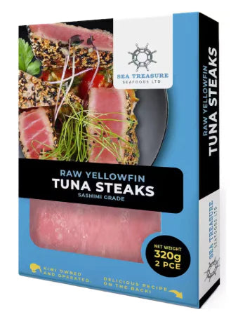 Frozen Raw Tuna Steak 320G