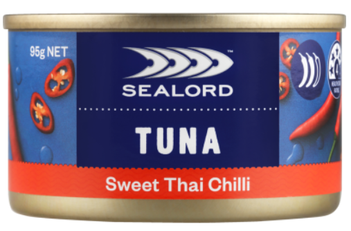SEALORD TUNA SENSTONS SWEET THAI CHILLI 95G