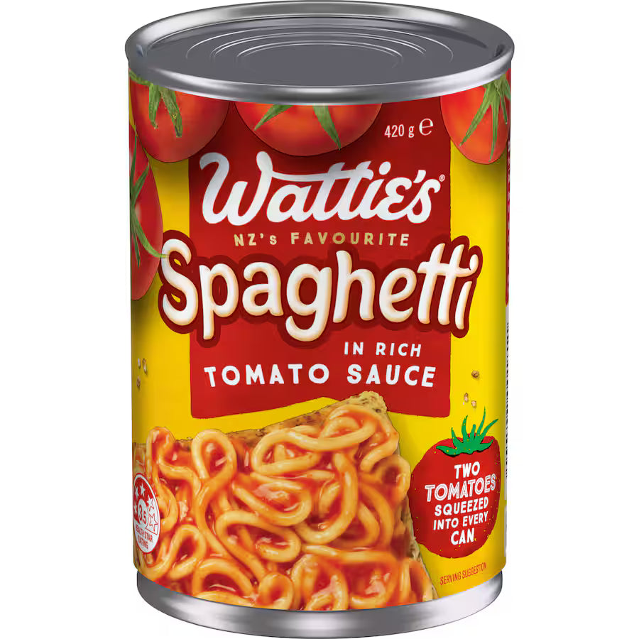 Watties Spaghetti In Tomato Sauce 420G
