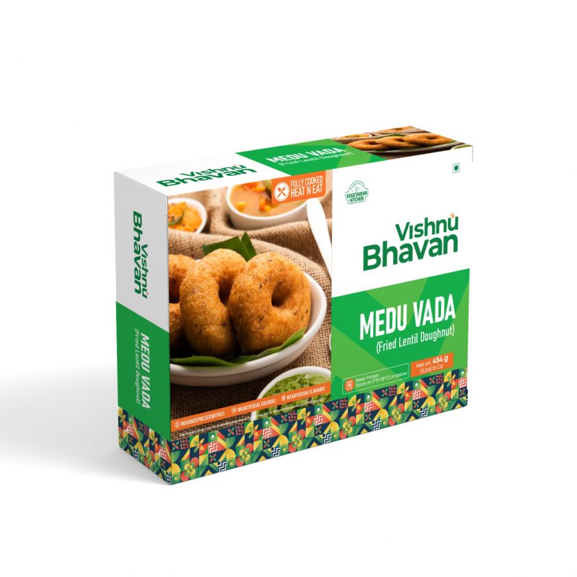 Frozen Medu Vada 454g (Vishnu Bhavan)