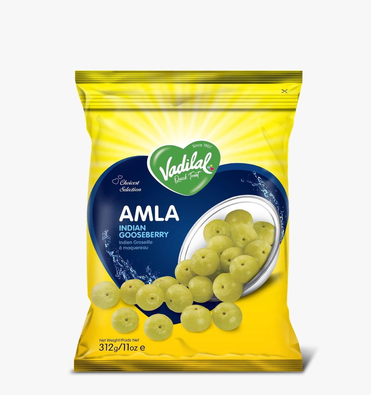 Vadilal Amla Whole (Gooseberry Whole) 312g - Frozen Fruits & Veggies - Farmers Box.