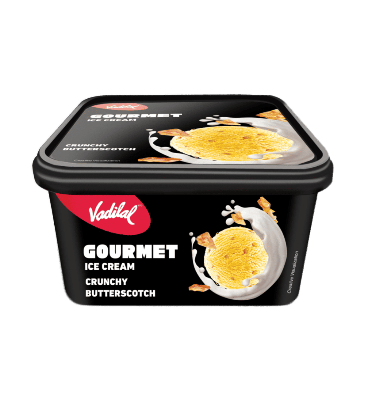 Vadilal Butterscotch Ice Cream 2L - Frozen Dessert - Farmers Box.
